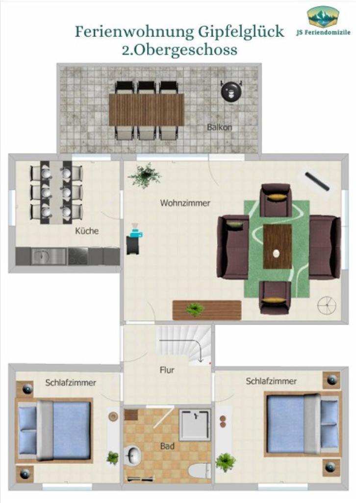 Ferienwohnung Gipfelglueck Mit Balkon 施尔奇 外观 照片
